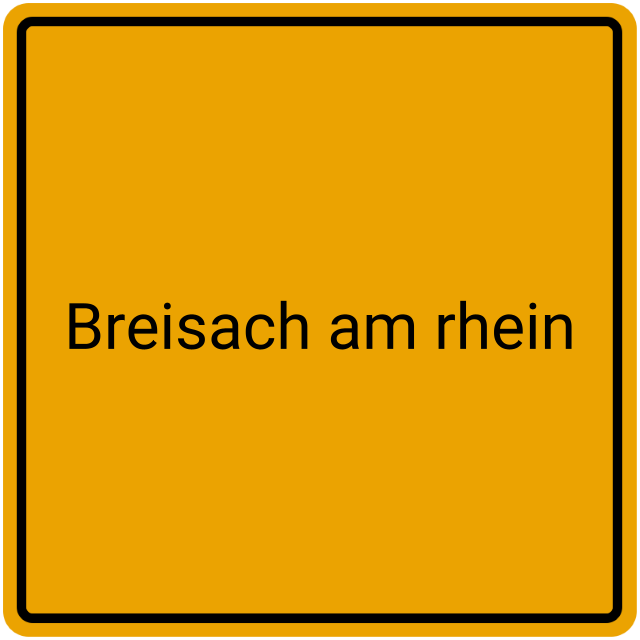 Meldebestätigung Breisach am Rhein
